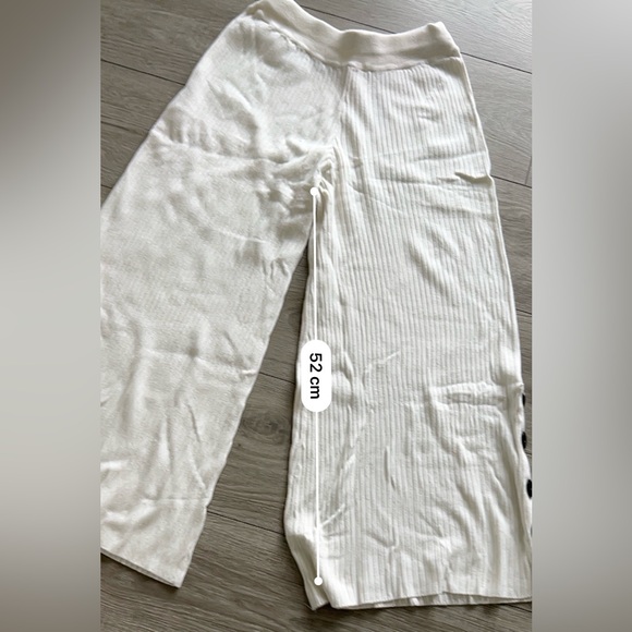 Zara Knit Ribbed Wide-Leg Pants size:S - Picture 10 of 12